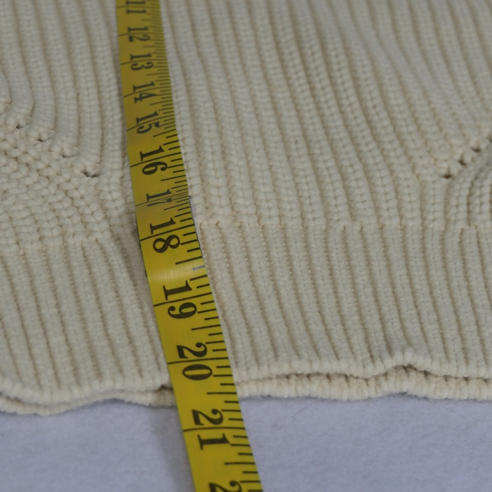 Madewell Womens Sweater Vest XXS Cream Pointelle Shaker Knit Coastal Minimalist‎ - Picture 5 of 6